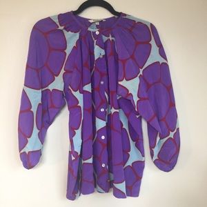 TUCKER | “The Classic” 80s Vibe 100% Silk Blouse